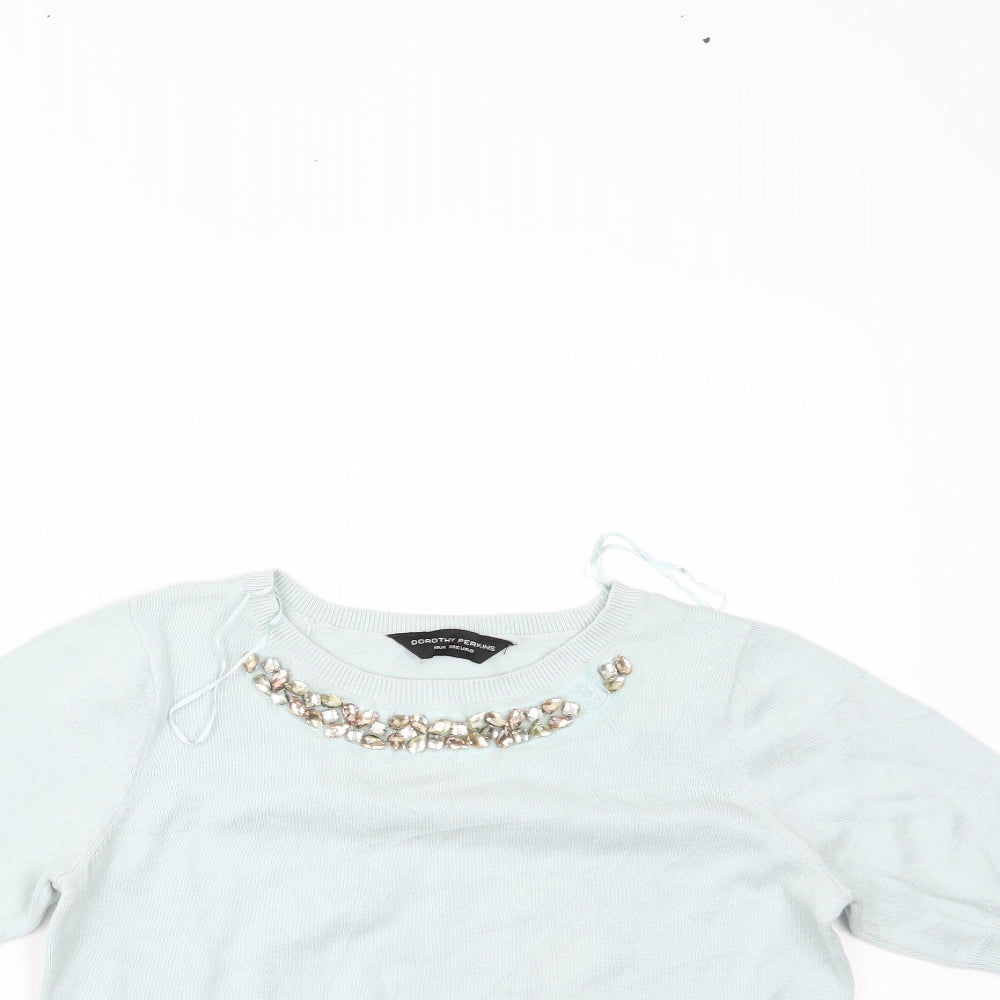 Dorothy Perkins Womens Green   Basic Blouse Size 10