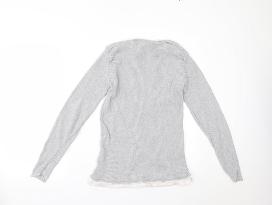Primark Womens Grey   Pullover Jumper Size L