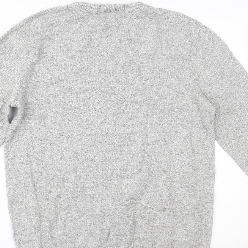 H&M Mens Grey   Pullover Jumper Size S