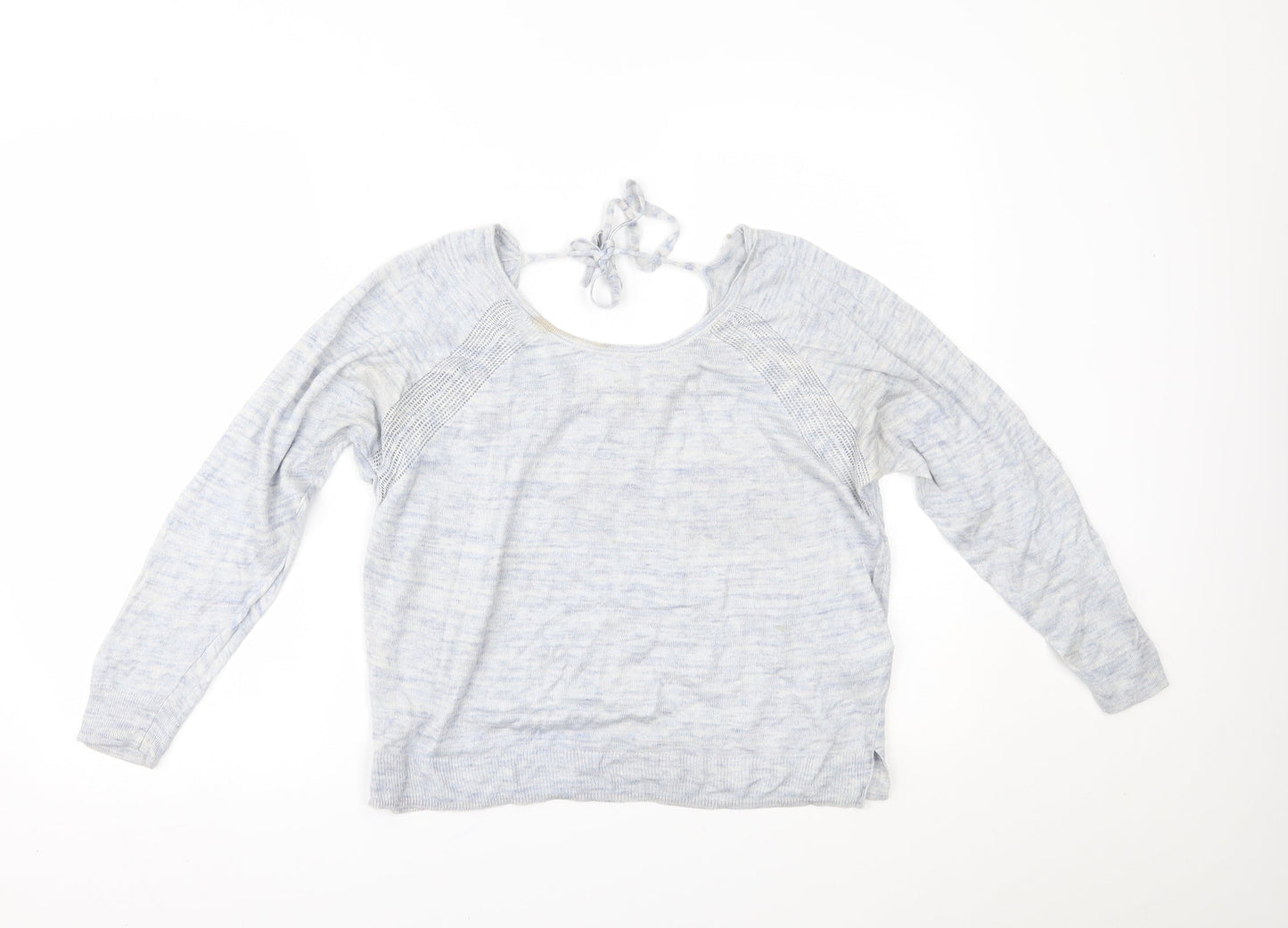 Womens UK Size 12 Marks and Spencer Blue Basic Blouse