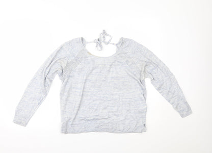Womens UK Size 12 Marks and Spencer Blue Basic Blouse