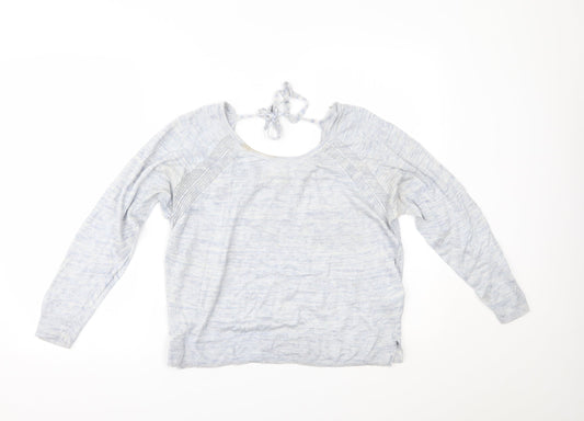 Womens UK Size 12 Marks and Spencer Blue Basic Blouse