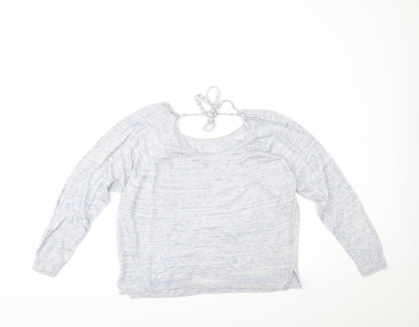 Womens UK Size 12 Marks and Spencer Blue Basic Blouse