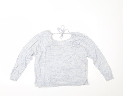 Womens UK Size 12 Marks and Spencer Blue Basic Blouse