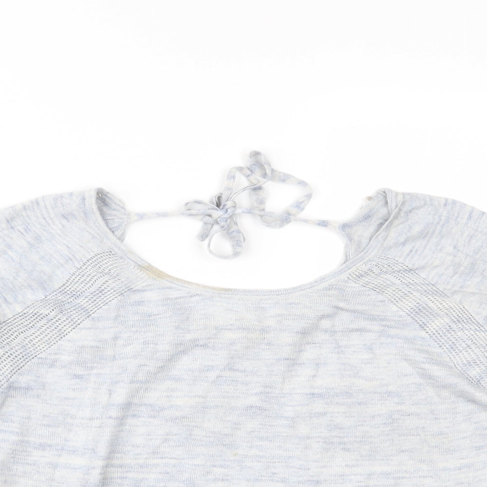Womens UK Size 12 Marks and Spencer Blue Basic Blouse