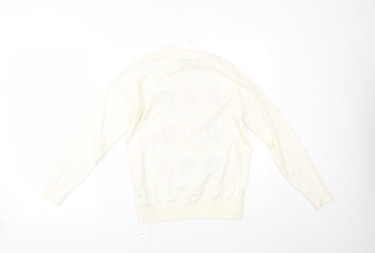 Womens UK Size S Marks and Spencer Ivory Pullover Jumper