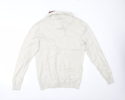 Primark Mens Ivory   Pullover Jumper Size L