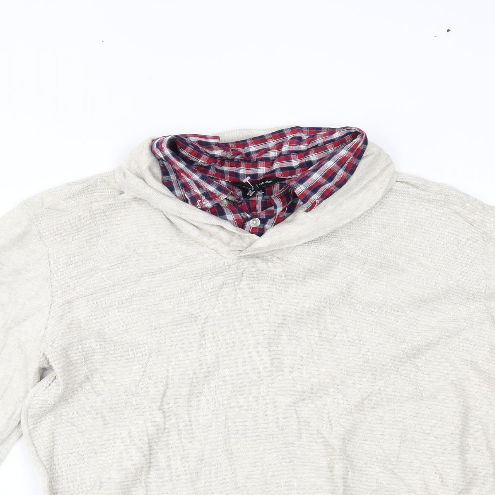 Primark Mens Ivory   Pullover Jumper Size L