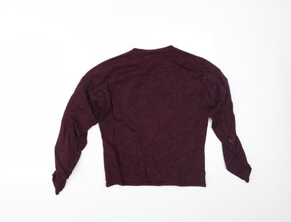 Womens UK Size 12 Warehouse Purple Basic Blouse