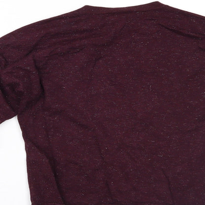 Womens UK Size 12 Warehouse Purple Basic Blouse