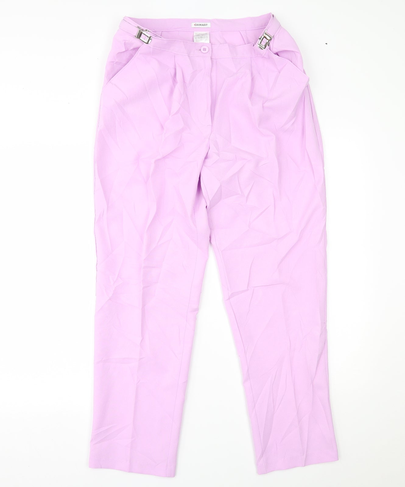 Womens UK Size 14 Damart Regular Fit  Purple Trousers