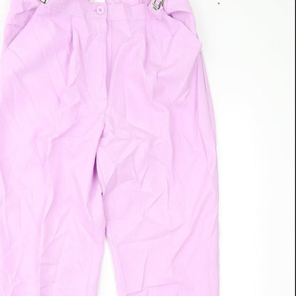 Womens UK Size 14 Damart Regular Fit  Purple Trousers