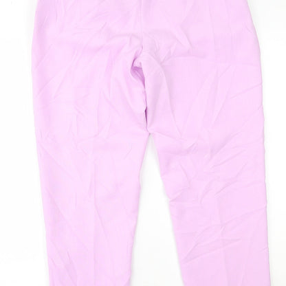 Womens UK Size 14 Damart Regular Fit  Purple Trousers