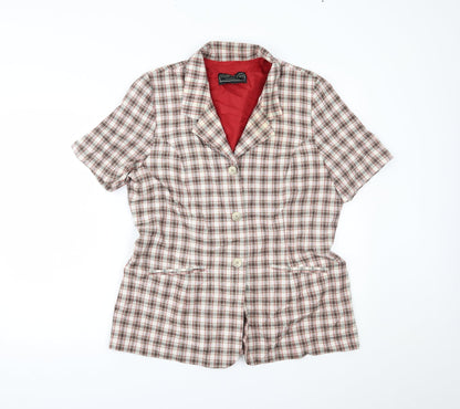 Womens UK Size 16 Debenhams Multicoloured Basic Button-Up