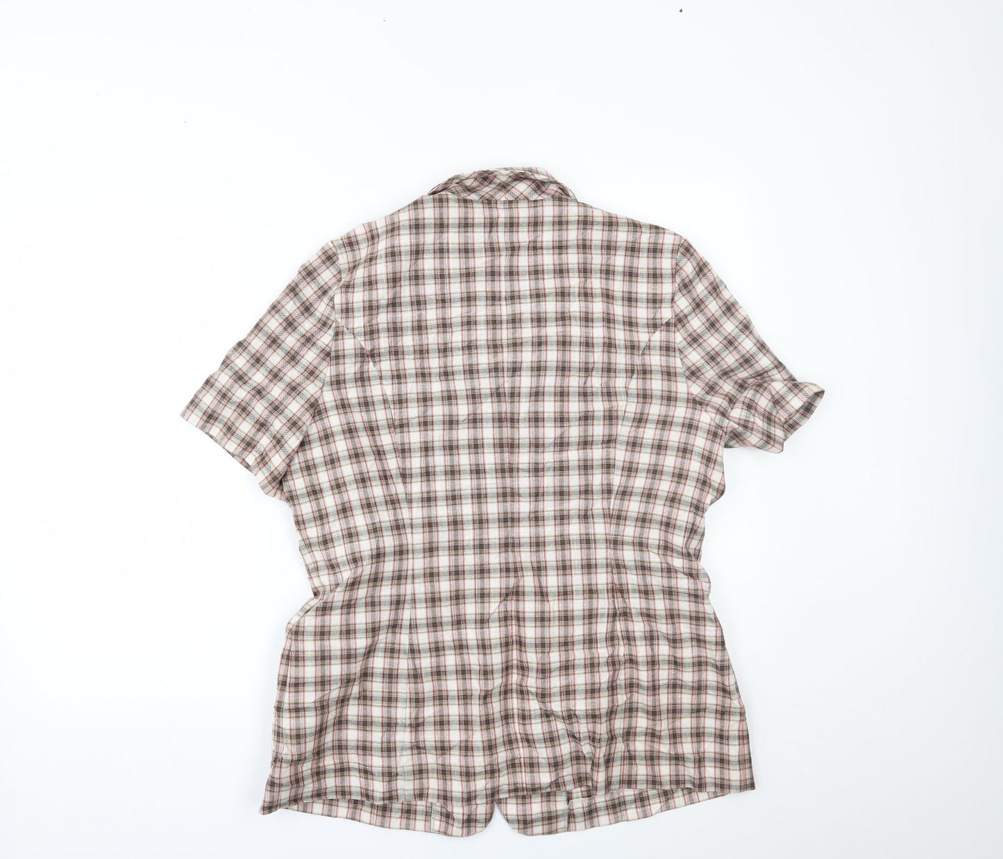 Womens UK Size 16 Debenhams Multicoloured Basic Button-Up