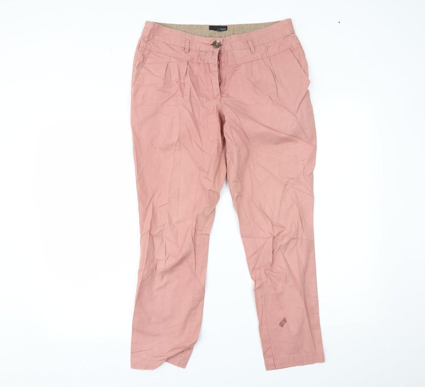 NEXT Womens Pink   Cropped Jeans Size 10 L25 in