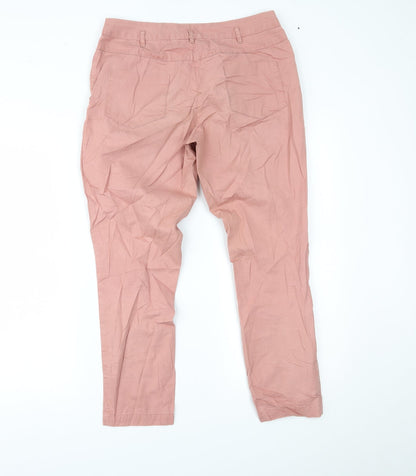 NEXT Womens Pink   Cropped Jeans Size 10 L25 in