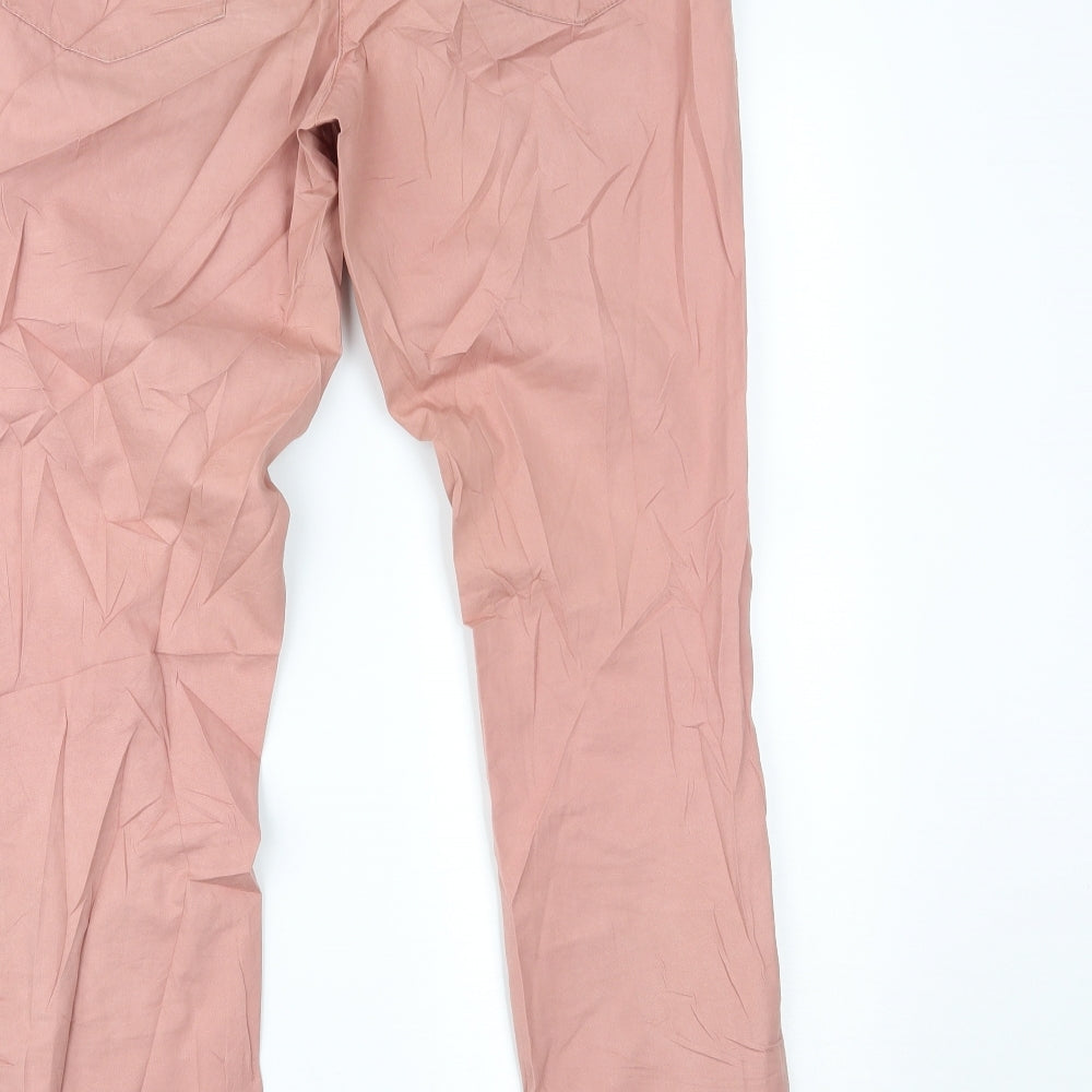 NEXT Womens Pink   Cropped Jeans Size 10 L25 in