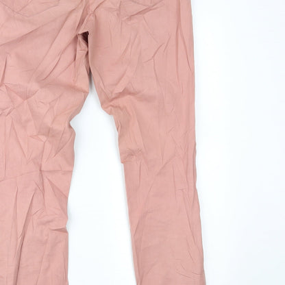 NEXT Womens Pink   Cropped Jeans Size 10 L25 in