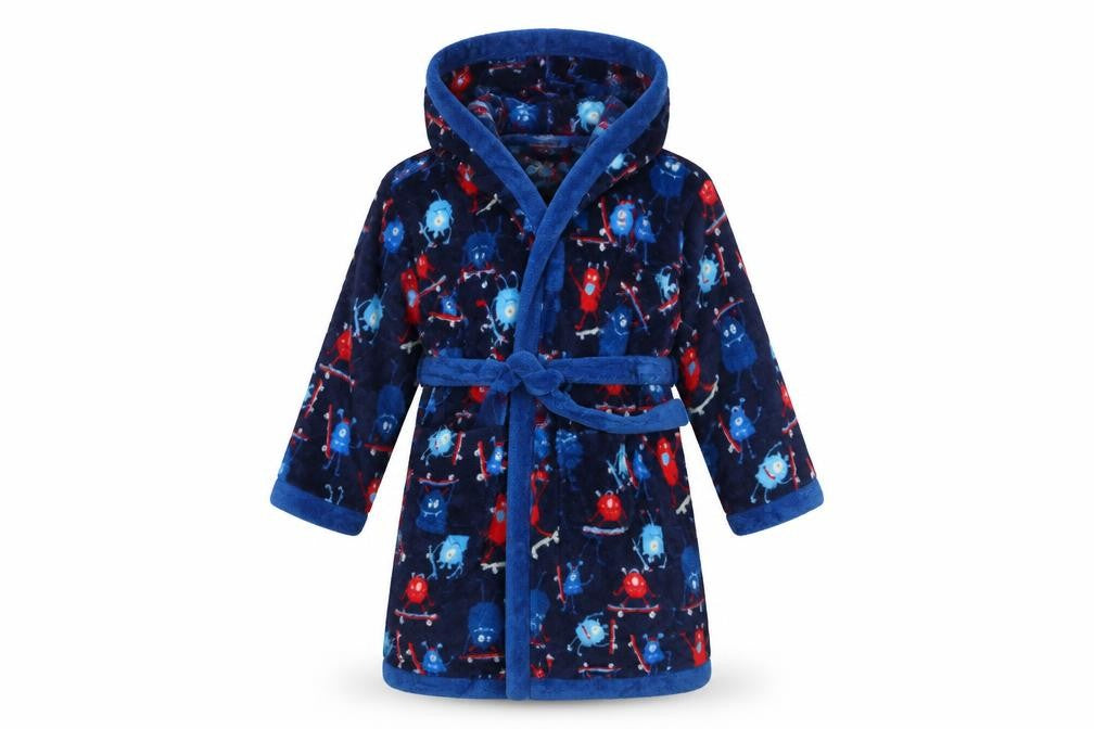 Mini Club Boys Blue    Robe Size 3-4 Years