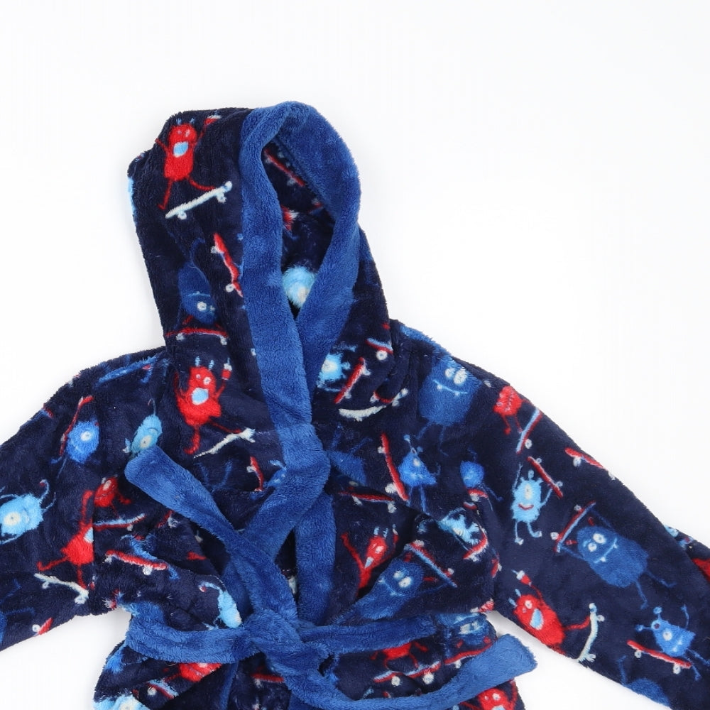 Mini Club Boys Blue    Robe Size 3-4 Years