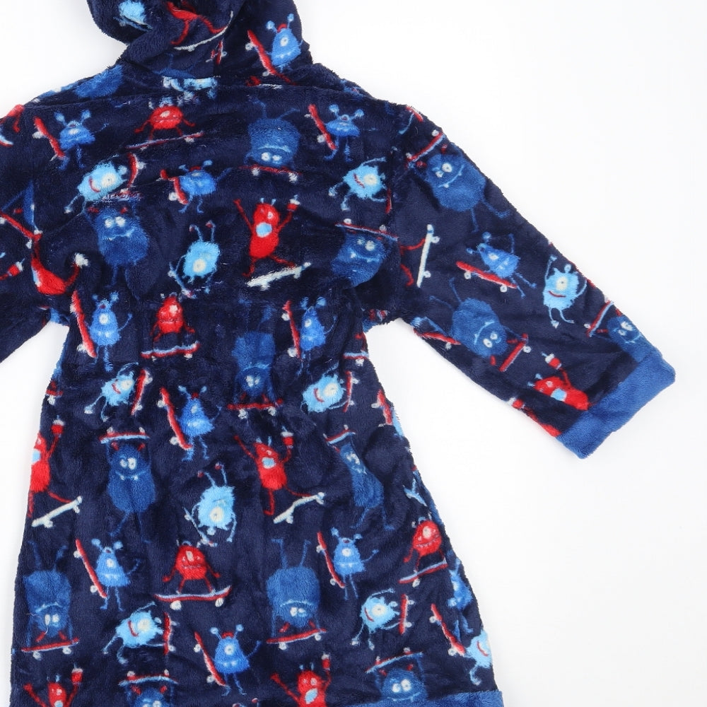 Mini Club Boys Blue    Robe Size 3-4 Years