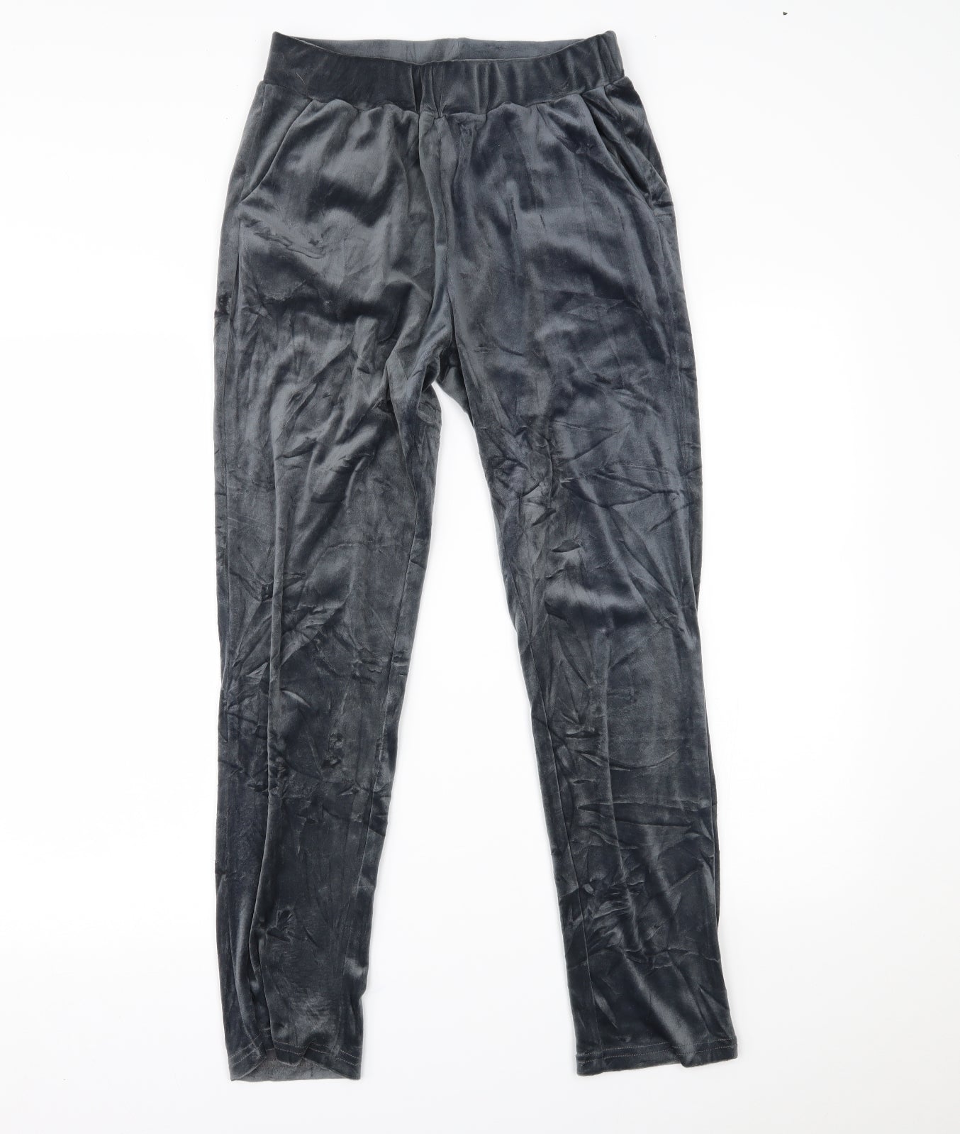 Womens UK Size L Preworn Regular Fit Sweatpants Blue Trousers