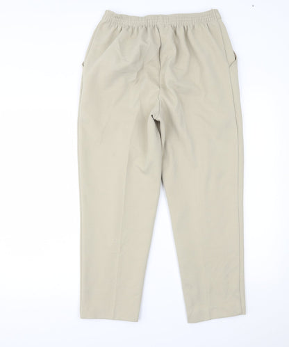 Womens UK Size 16 Marks and Spencer Regular Fit  Beige Trousers