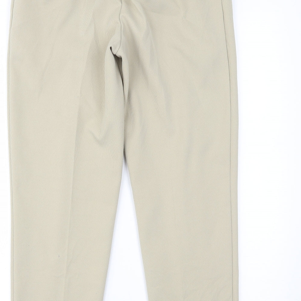 Womens UK Size 16 Marks and Spencer Regular Fit  Beige Trousers