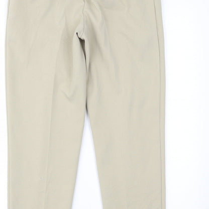 Womens UK Size 16 Marks and Spencer Regular Fit  Beige Trousers