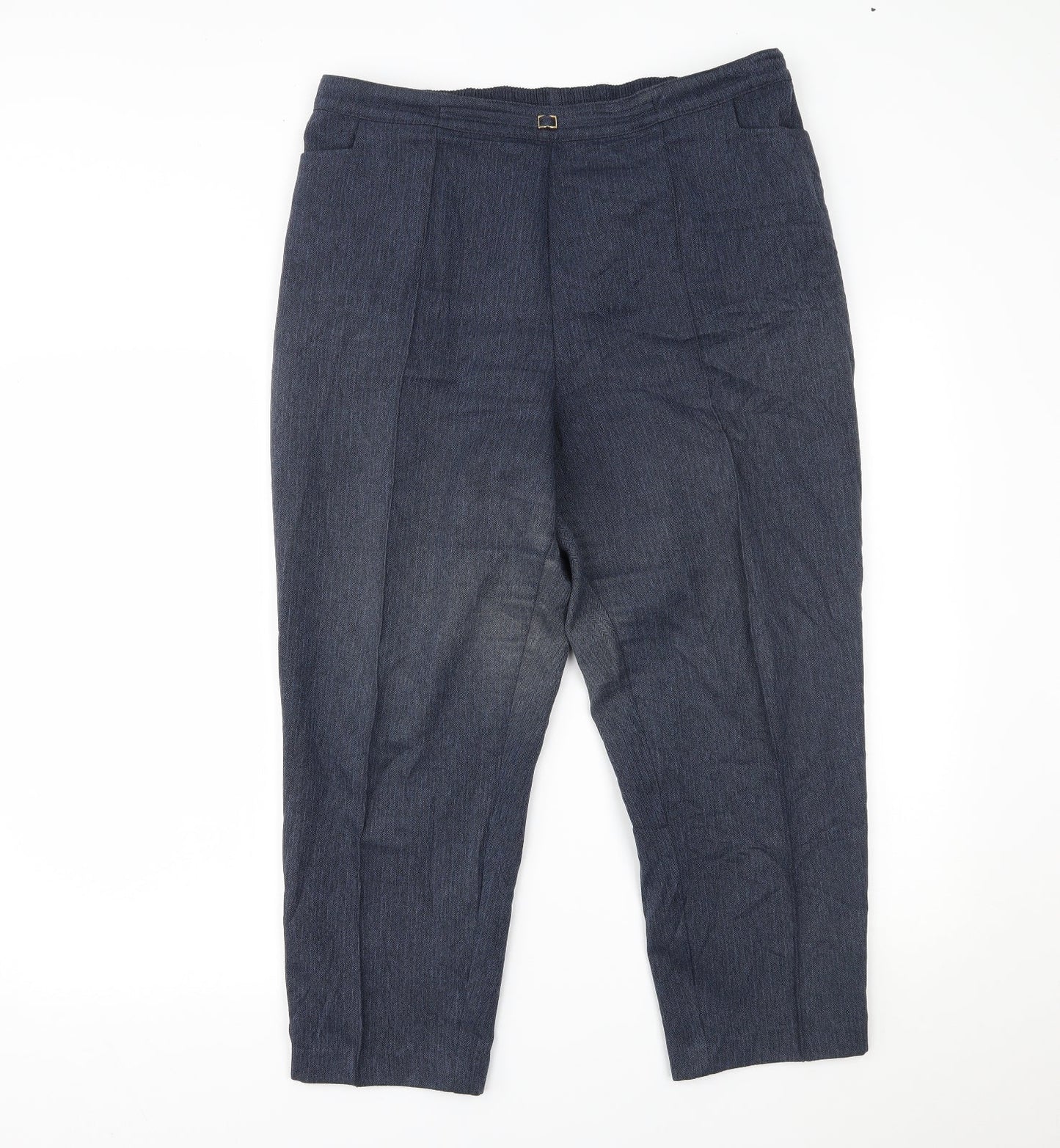 Womens UK Size 16 Julipa Regular Fit  Blue Trousers