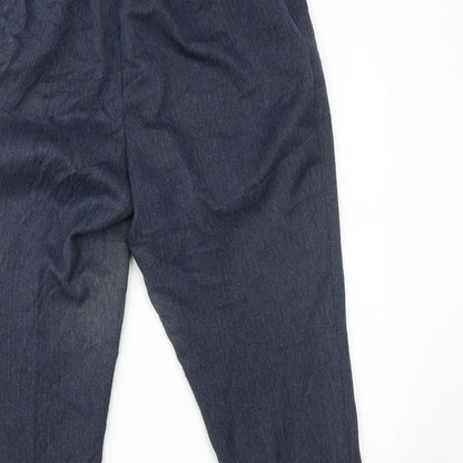 Womens UK Size 16 Julipa Regular Fit  Blue Trousers