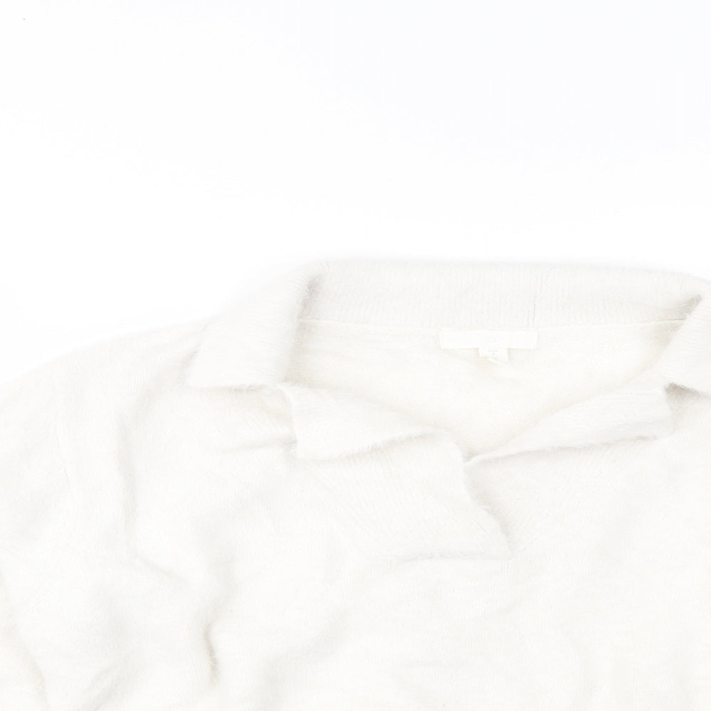 Womens UK Size S H&M White Pullover Jumper