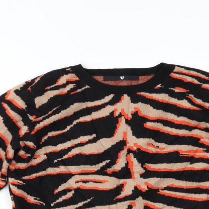 Womens UK Size 12 Very Multicoloured Pullover Jumper