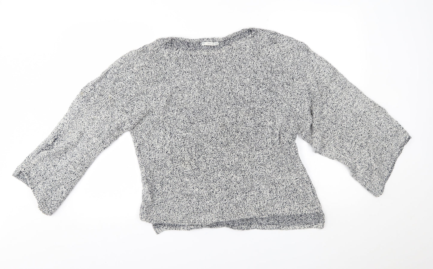 Womens UK Size S Zara Grey Pullover Jumper