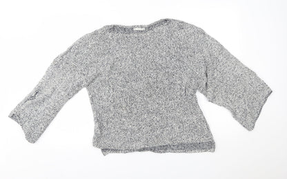 Womens UK Size S Zara Grey Pullover Jumper