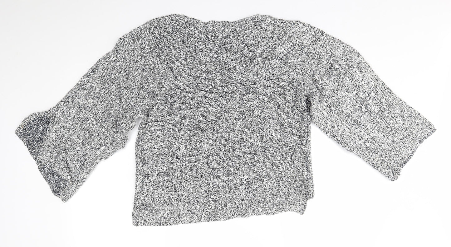 Womens UK Size S Zara Grey Pullover Jumper