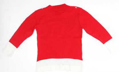 I love pulse Womens Red   Pullover Jumper One Size  - christmas