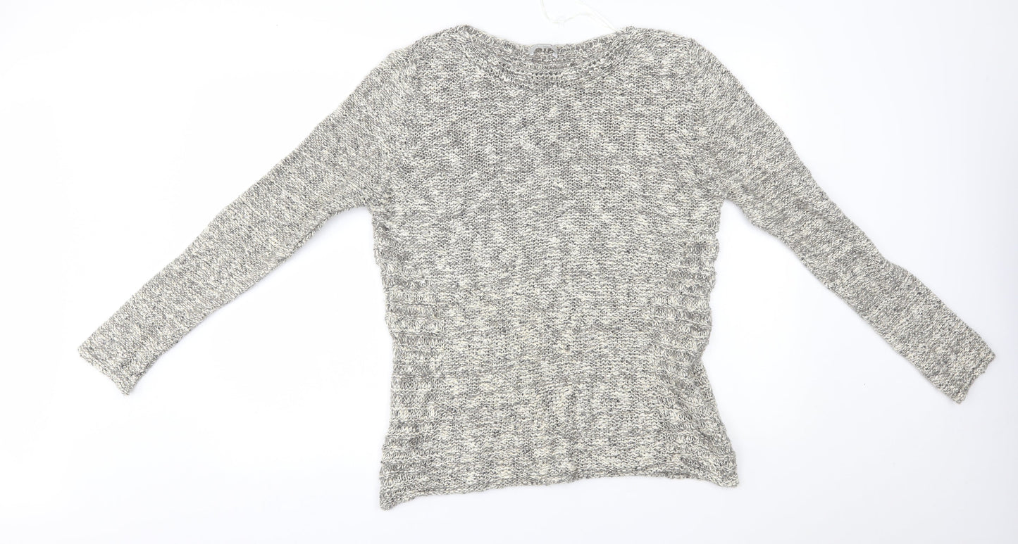 Womens UK Size L M&S Grey Pullover Jumper