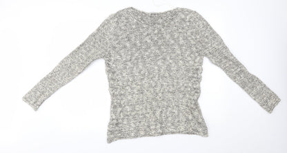 Womens UK Size L M&S Grey Pullover Jumper