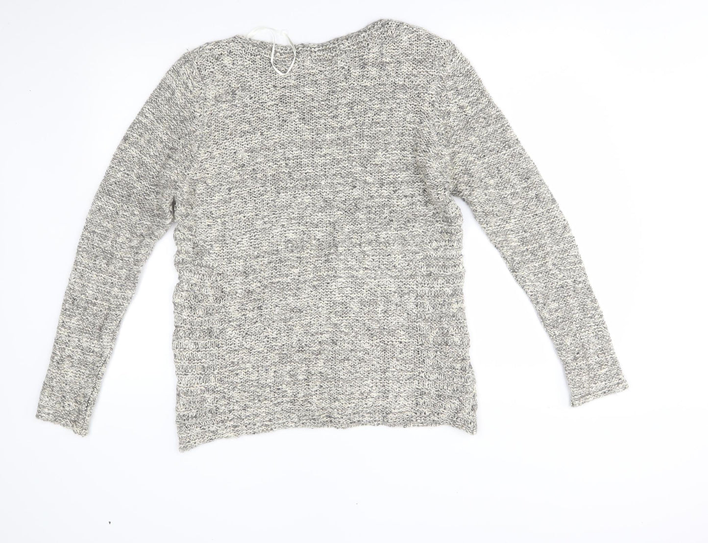 Womens UK Size L M&S Grey Pullover Jumper