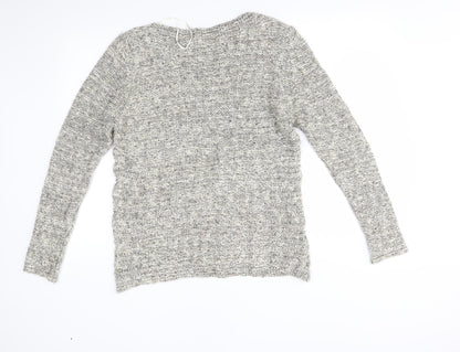 Womens UK Size L M&S Grey Pullover Jumper
