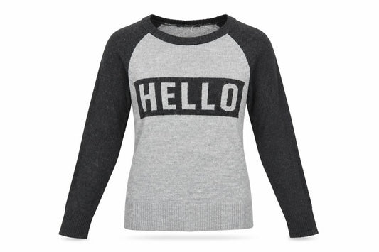 Womens UK Size S TALLY WEiJL Grey Pullover Jumper