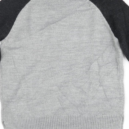 Womens UK Size S TALLY WEiJL Grey Pullover Jumper