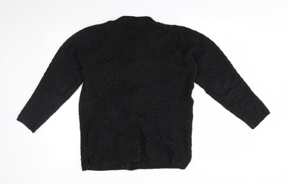 jeevika Womens Black   Cardigan Jumper Size S