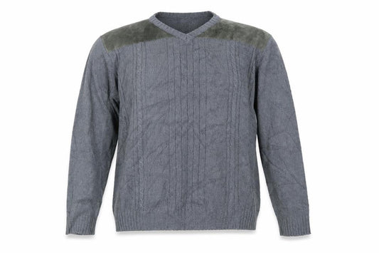 Mens UK Size 2XL armando Blue Pullover Jumper
