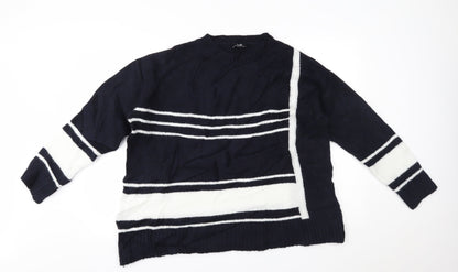 Womens UK Size M Wallis Blue Pullover Jumper