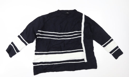 Womens UK Size M Wallis Blue Pullover Jumper