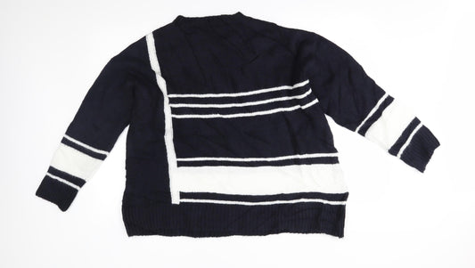 Womens UK Size M Wallis Blue Pullover Jumper