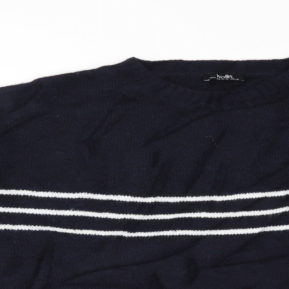 Womens UK Size M Wallis Blue Pullover Jumper